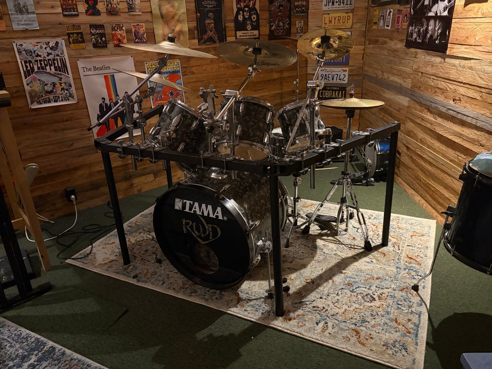 Tama Swingstar drumstel met Zildjian Custom bekkens, Ophalen, Gebruikt, Tama