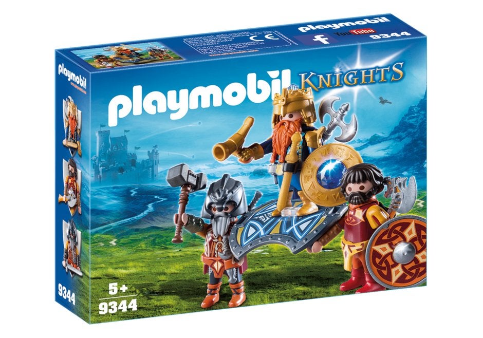 9344 de dwergenkoning met zijn twee helpers NIEUW, Kinderen en Baby's, Complete set, Nieuw, Ophalen of Verzenden, Knights