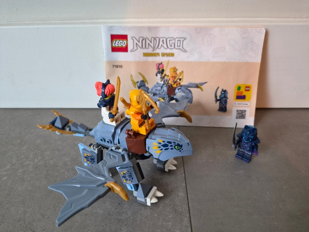 Lego 71810 | Ninjago Jonge draak Riyu, Kinderen en Baby's, Lego, Ophalen of Verzenden, Zo goed als nieuw, Inclusief instructies