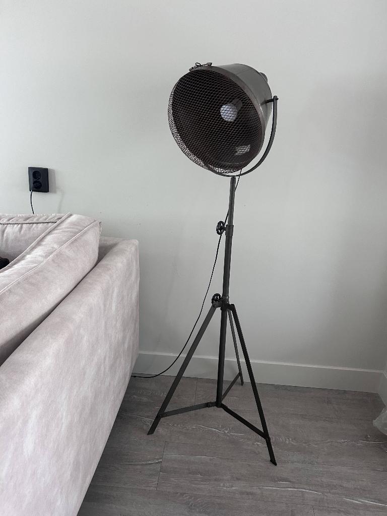 Vloerlamp, Ophalen, Zo goed als nieuw, Metaal, 150 tot 200 cm