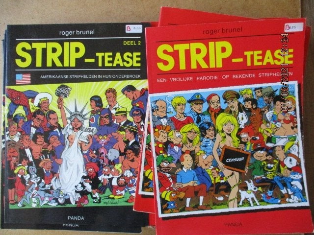 adv3970 strip-tease, Boeken, Stripboeken, Eén stripboek, Ophalen, Gelezen