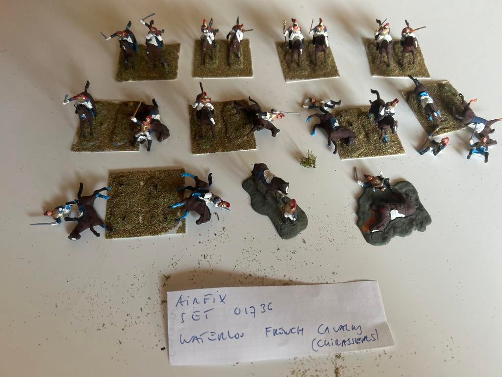 AirFix set 01736 Waterloo Franse Cavalerie (Cuirassiers), Hobby en Vrije tijd, Modelbouw | Figuren en Diorama's, Ophalen of Verzenden
