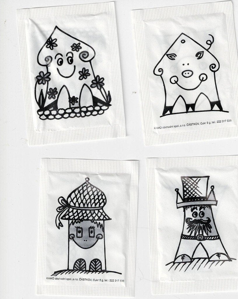 Suikerzakjes figuren 3 en4, Verzamelen, Verzenden