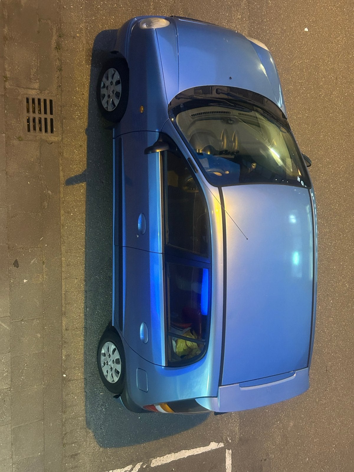 Hyundai Atos 1.0 I SLX Spirit PS AUT 2000 Blauw, Auto's, 15 km/l, 54 pk, 4 cilinders, 833 kg