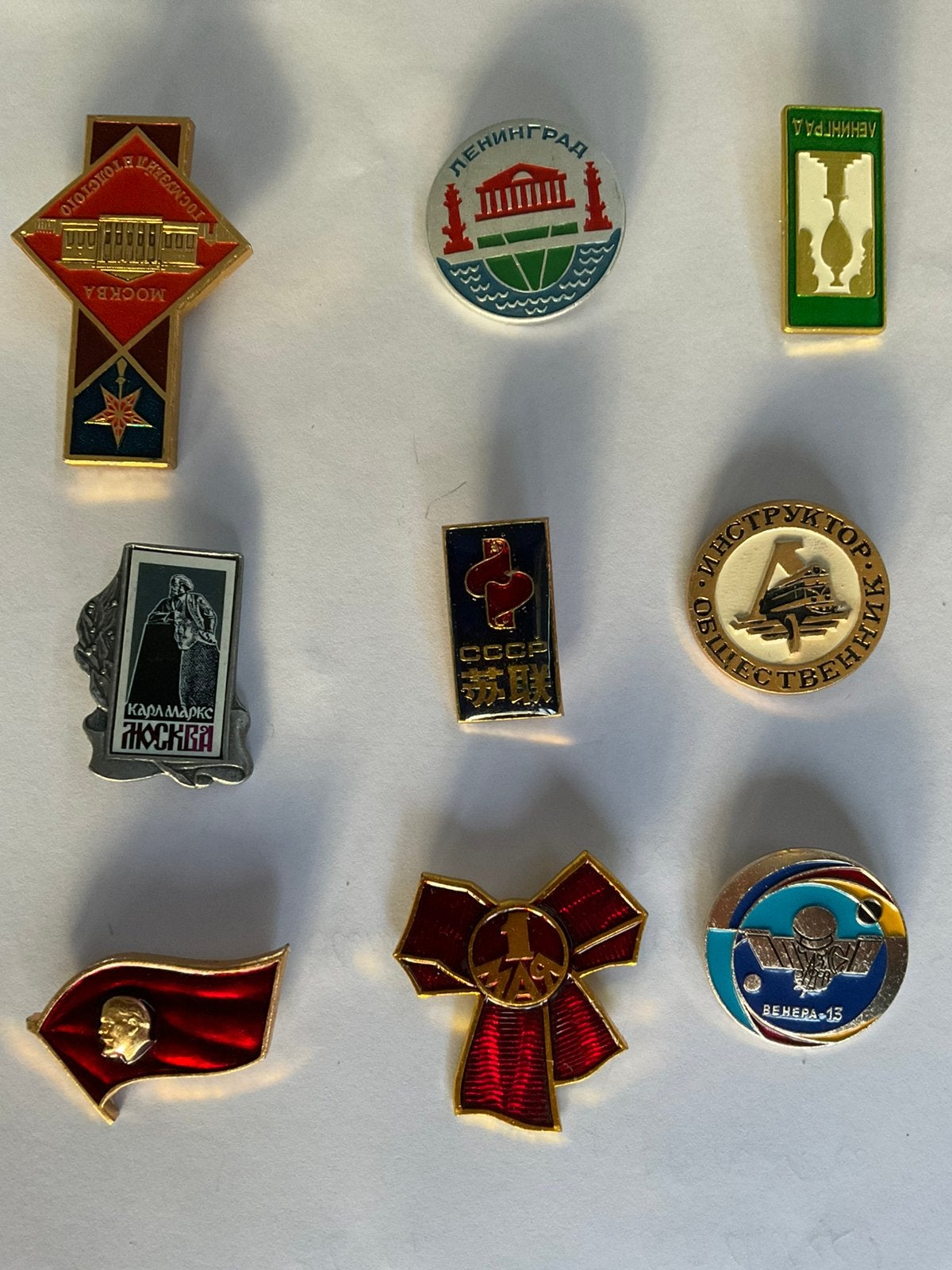 Vintage speldjes cccp sovjet unie, Verzamelen, Ophalen of Verzenden, Zo goed als nieuw