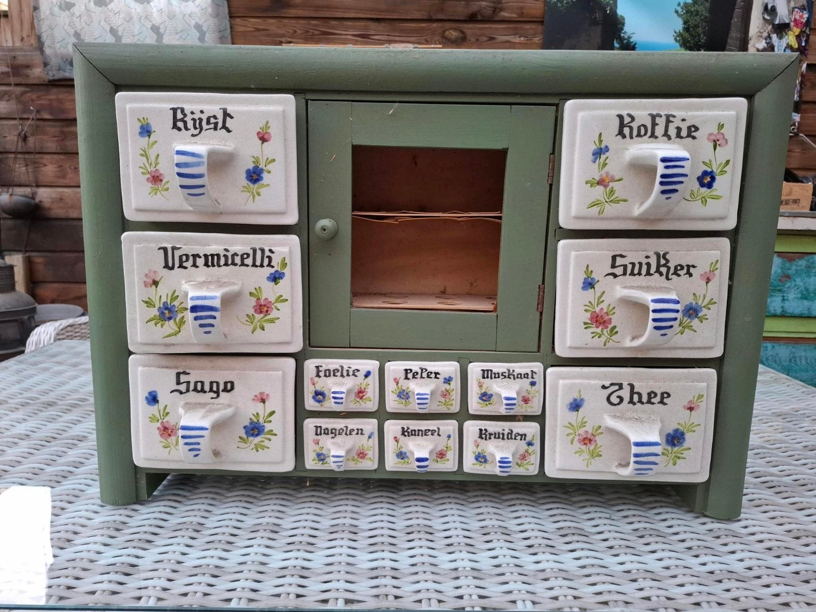 Retro keuken kruidenkastje, Antiek en Kunst, Ophalen