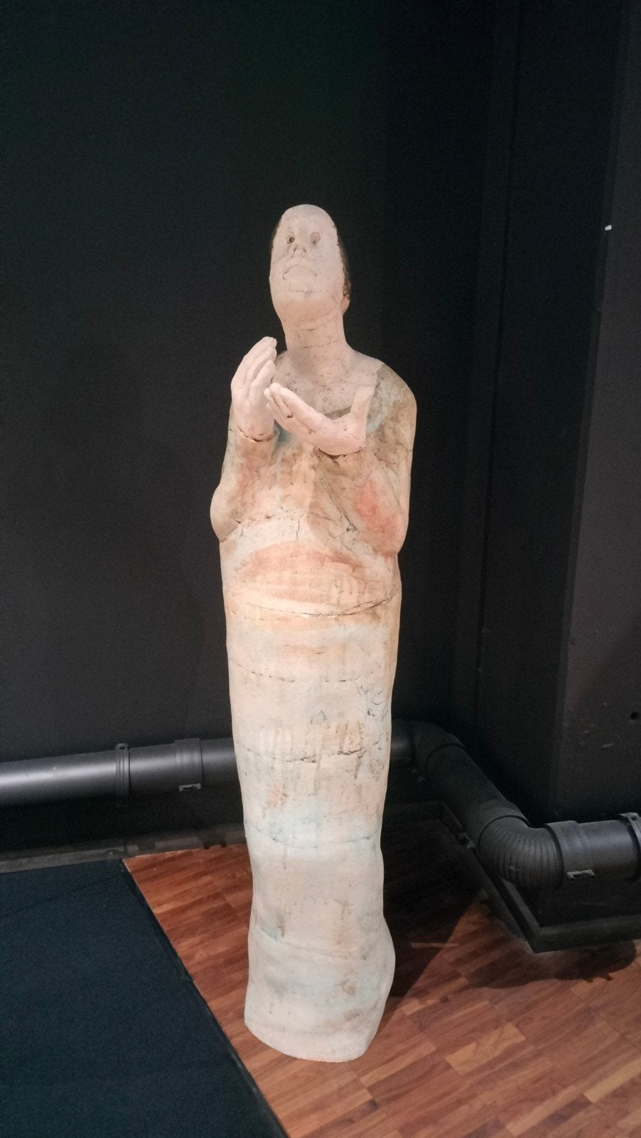 Sjer Jacobs keramiek beeld, levensgroot. Unica, Antiek en Kunst, Kunst | Beelden en Houtsnijwerken, Ophalen
