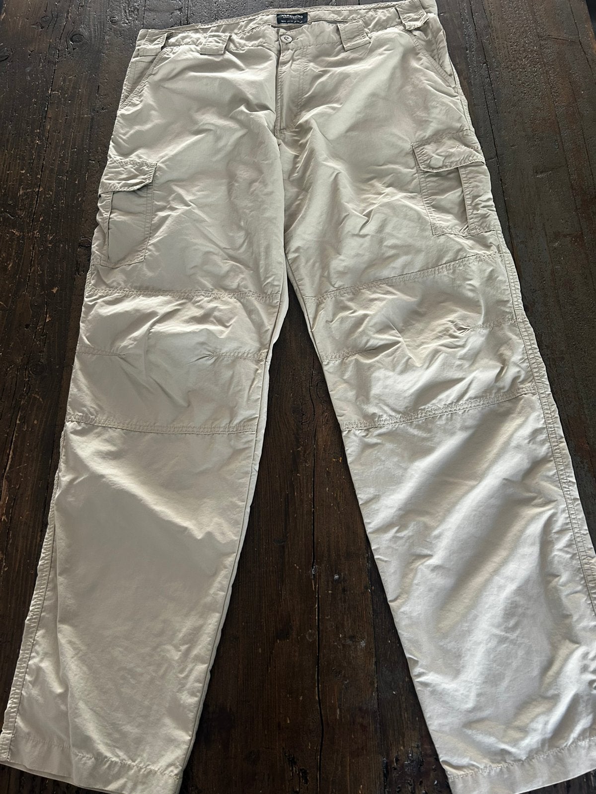 Ayacucho broek heren maat 56 outdoor beige wandelen cargo, Ophalen of Verzenden, Zo goed als nieuw, Maat 56/58 (XL), Beige