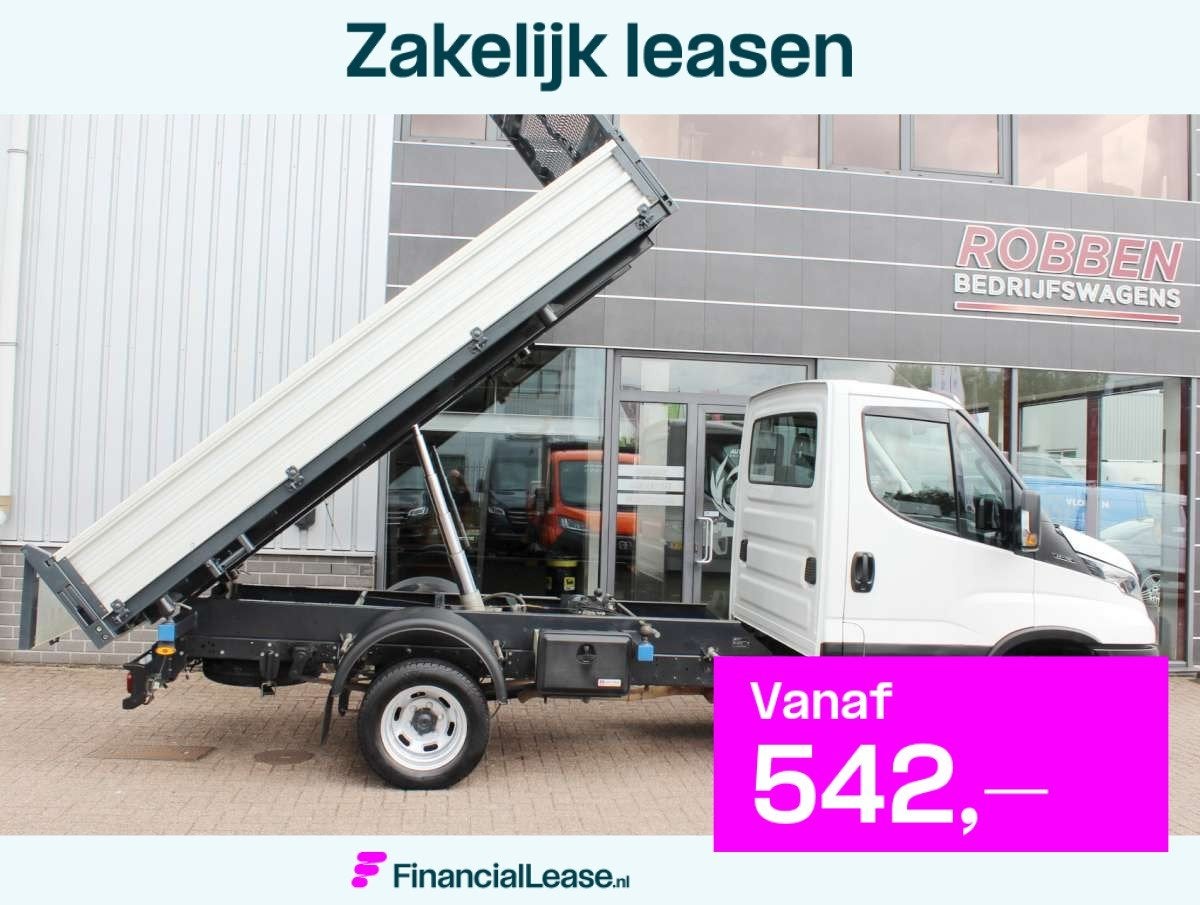 Iveco Daily 35C14 2.3 345 Kieper Open Laadbak Dubbellucht, Dealer onderhouden, Gebruikt, Wit, Bedrijf