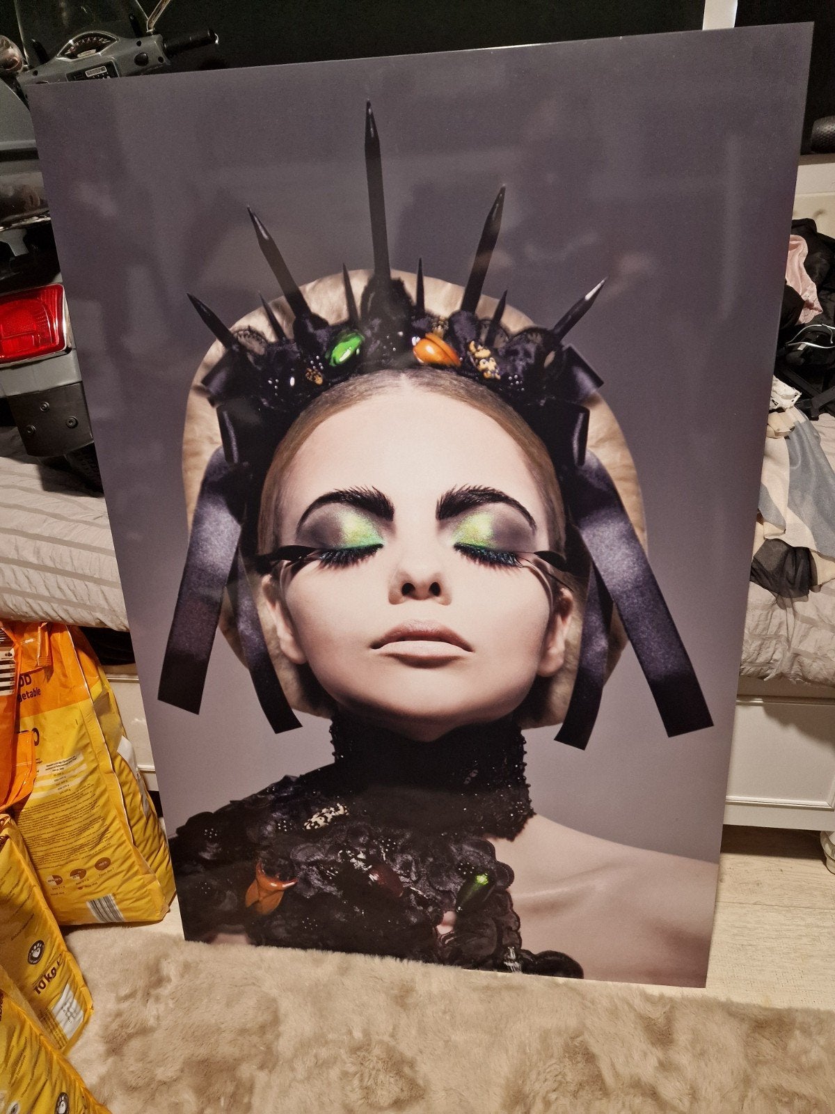 Plexiglas Schilderij 'Beauty Queen' - 80 x 120 cm, Ophalen of Verzenden