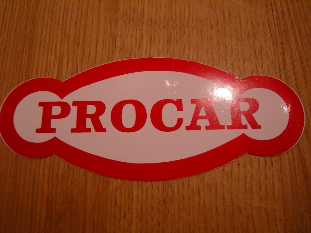 sticker PROCAR, Ophalen, Zo goed als nieuw