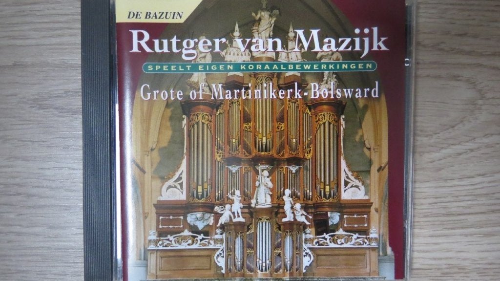Cd orgel: Rutger van Mazijk, koraalbewerkingen uit Bolsward, Cd's en Dvd's, Ophalen of Verzenden, Zo goed als nieuw