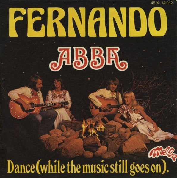 Juke - Box Single (1976) ABBA - Fernando., Gebruikt, Pop, 7 inch, Ophalen of Verzenden