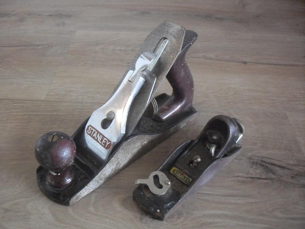 2 oude stanley schaven, Ophalen of Verzenden, Gebruikt