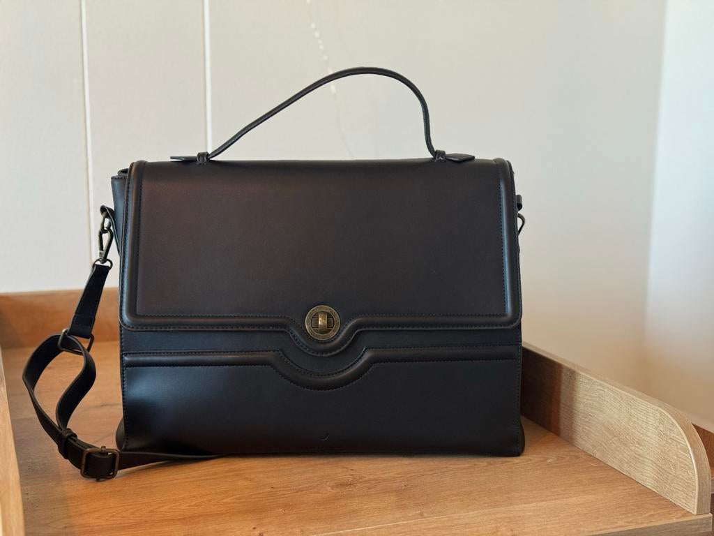 Violet Hamden tas met uitneembare organizer, Ophalen of Verzenden, Zo goed als nieuw, Zwart, Handtas
