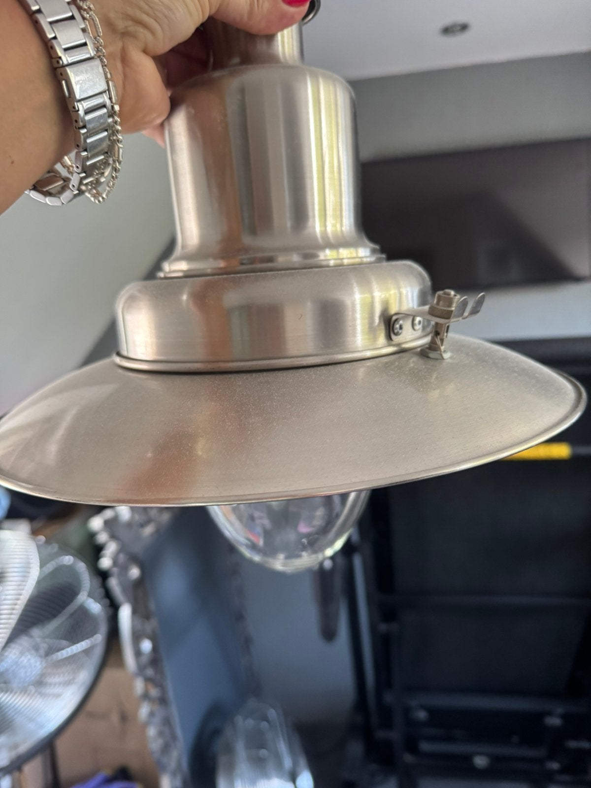 Scheepslamp, Ophalen, Zo goed als nieuw