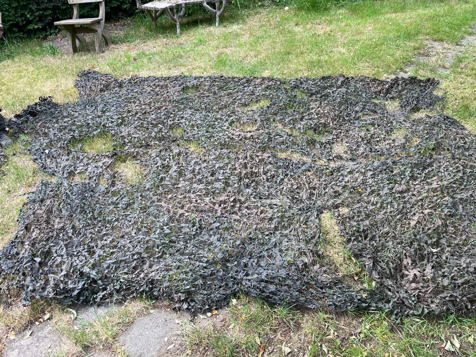 2 originele leger camouflagenetten, Ophalen of Verzenden, Landmacht, Nederland