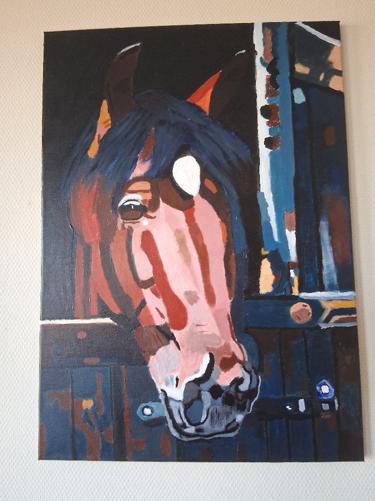 Kunstschilderijen, Ophalen, Acrylverf, Hout, Dieren