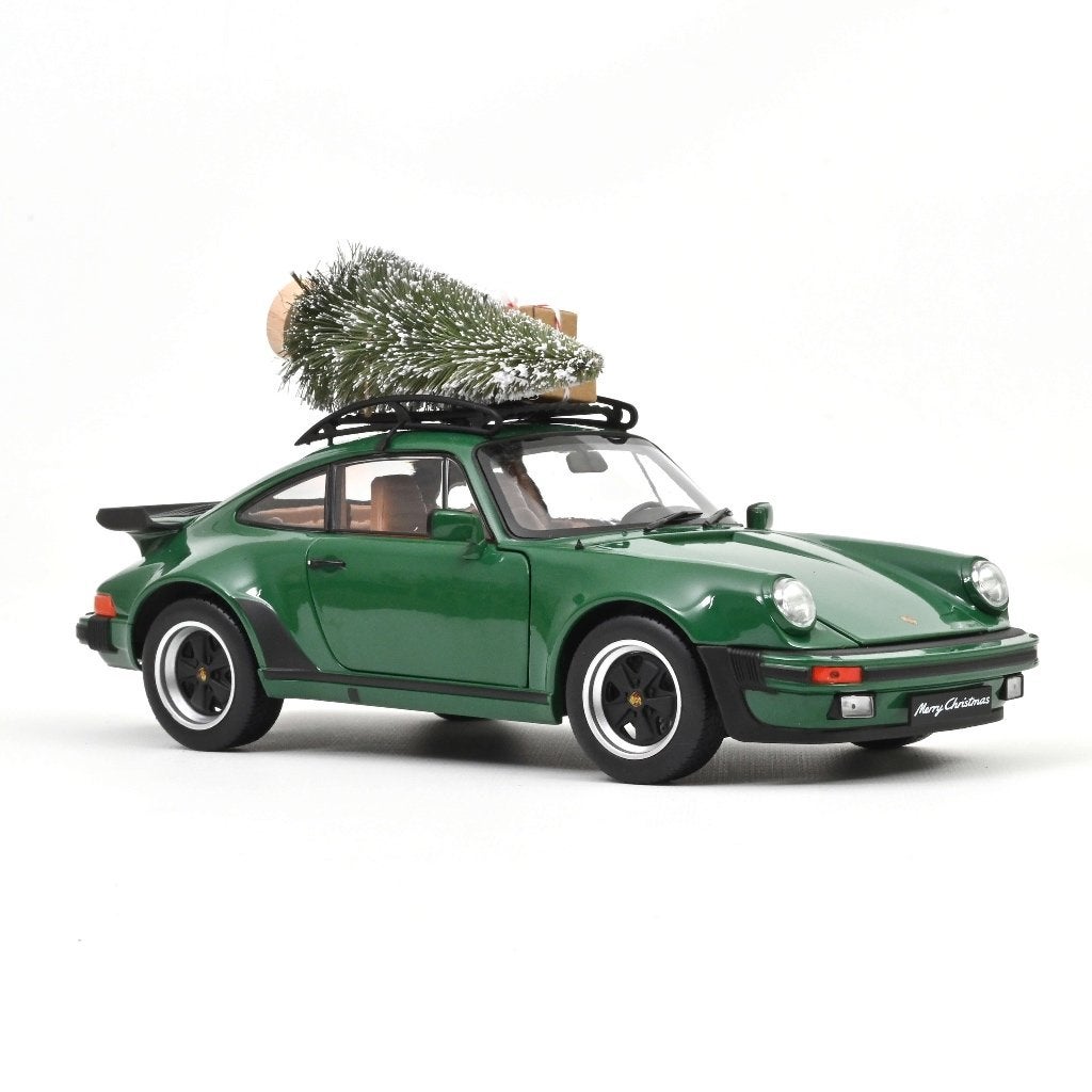 Porsche 911 Turbo 3.3 '80 Groen Kerst schaal 1/18 Ref 187669, Verzenden, Nieuw, Auto, Norev