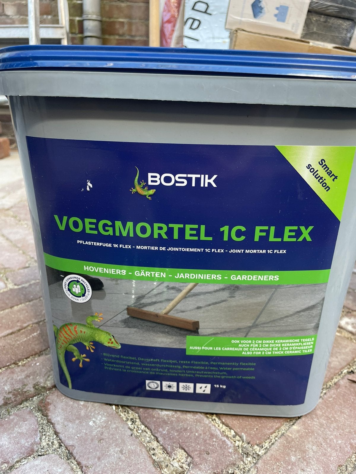 Voegmortel dichte verpakking Bostik, Tuin en Terras, Tegels en Klinkers, Ophalen, Nieuw, Keramiek, Terrastegels
