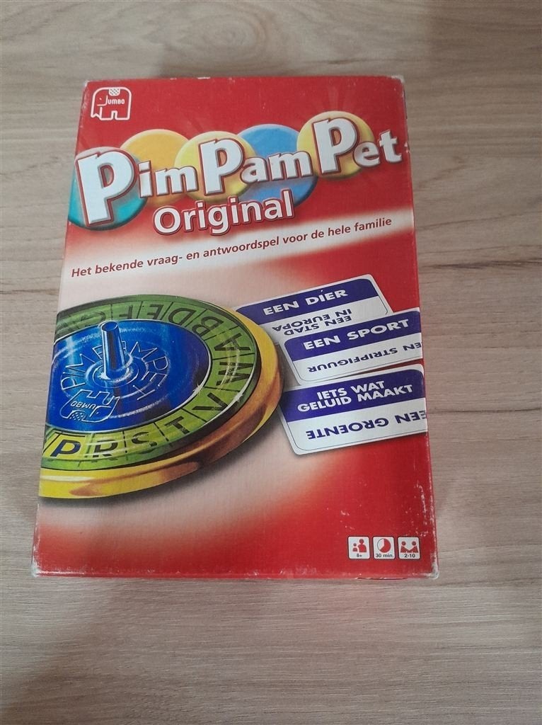 pim pam pet s4598, Hobby en Vrije tijd, Gezelschapsspellen | Bordspellen, Verzenden, Zo goed als nieuw