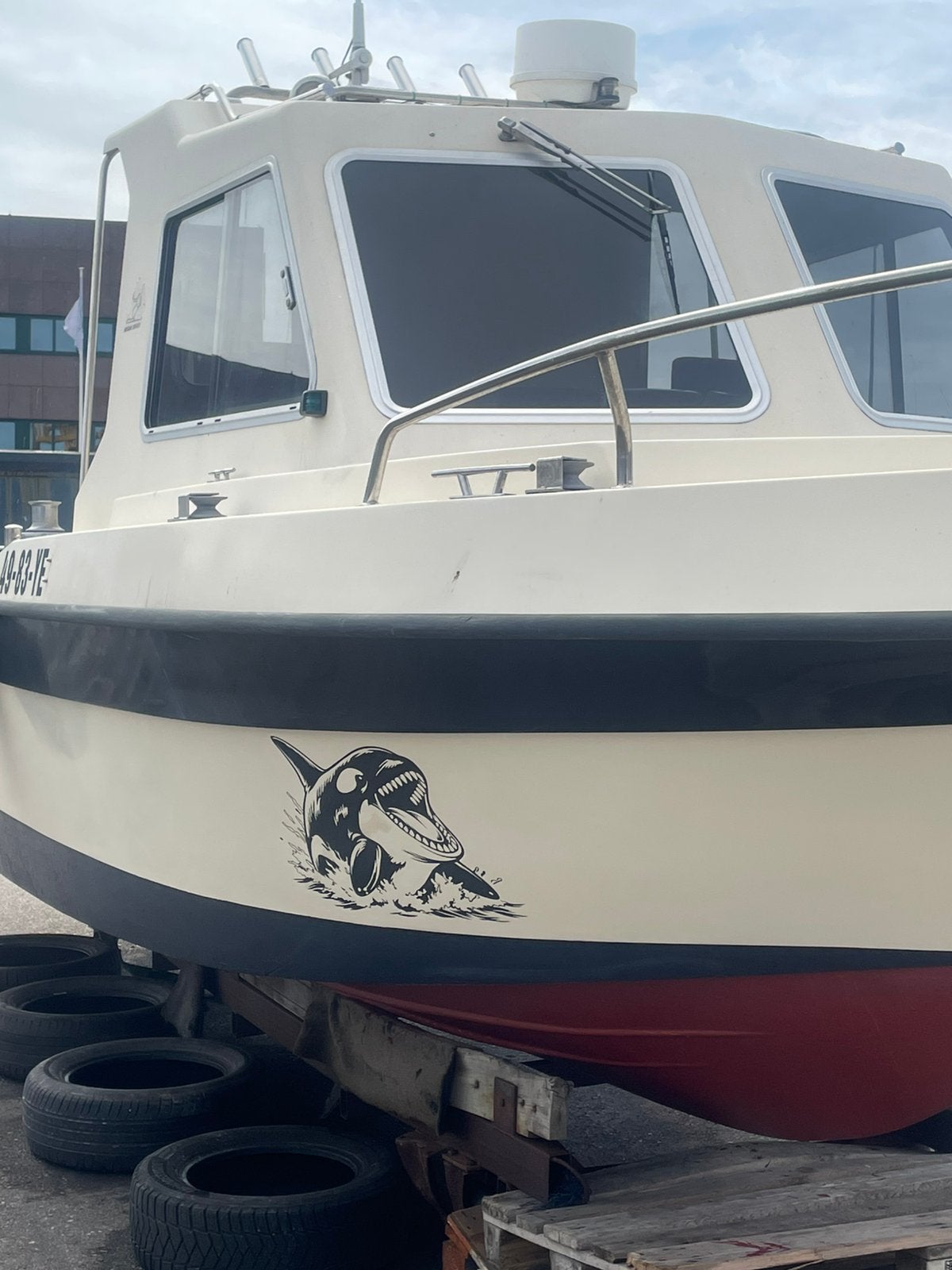 Orka 7.00, Watersport en Boten, Motorboten en Motorjachten, Gebruikt, Polyester, Diesel, Dieptemeter, Visboot, Ophalen of Verzenden