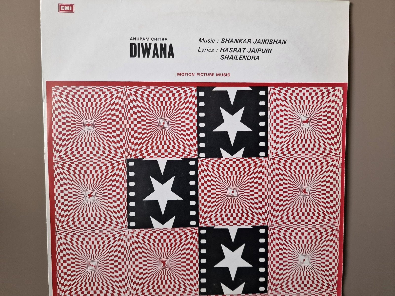 Diwana - Shankar Jaikishan (EMI) Bollywood LP Vinyl, Gebruikt, Verzenden, Originele persing, 12 inch