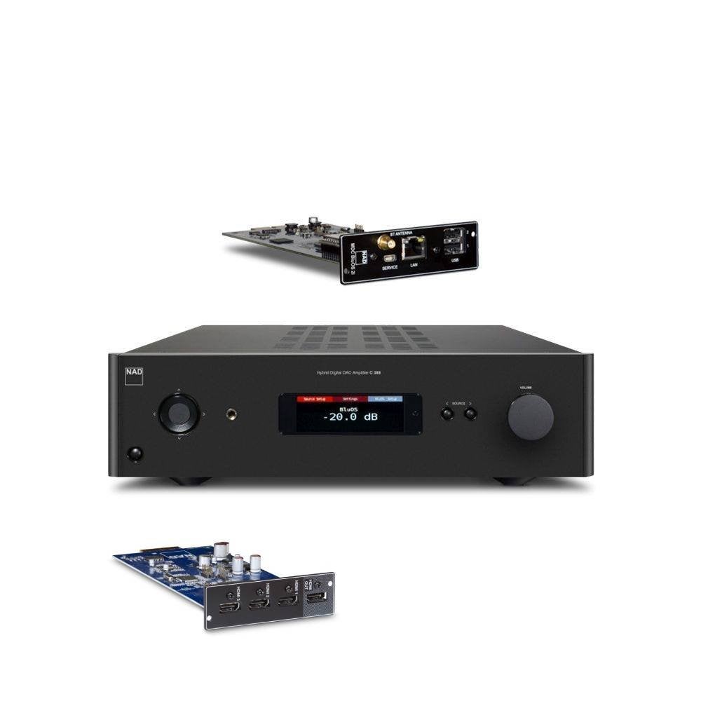 NAD C388 + BluOS 2i + HDM2 - Versterker - Grafiet - Nieuw, Audio, Tv en Foto, Versterkers en Receivers, Niet ingevuld, Niet ingevuld