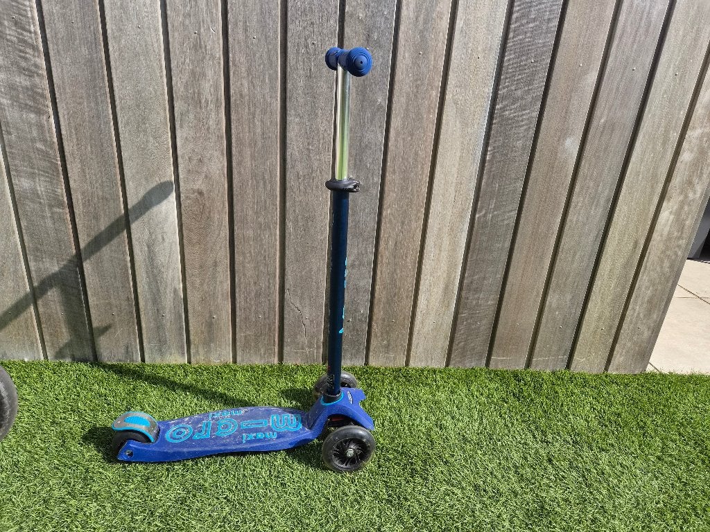 Micro Maxi step blauw, driewiel kinderstep, Fietsen en Brommers, Ophalen, Gebruikt, Gewone step, M-cro