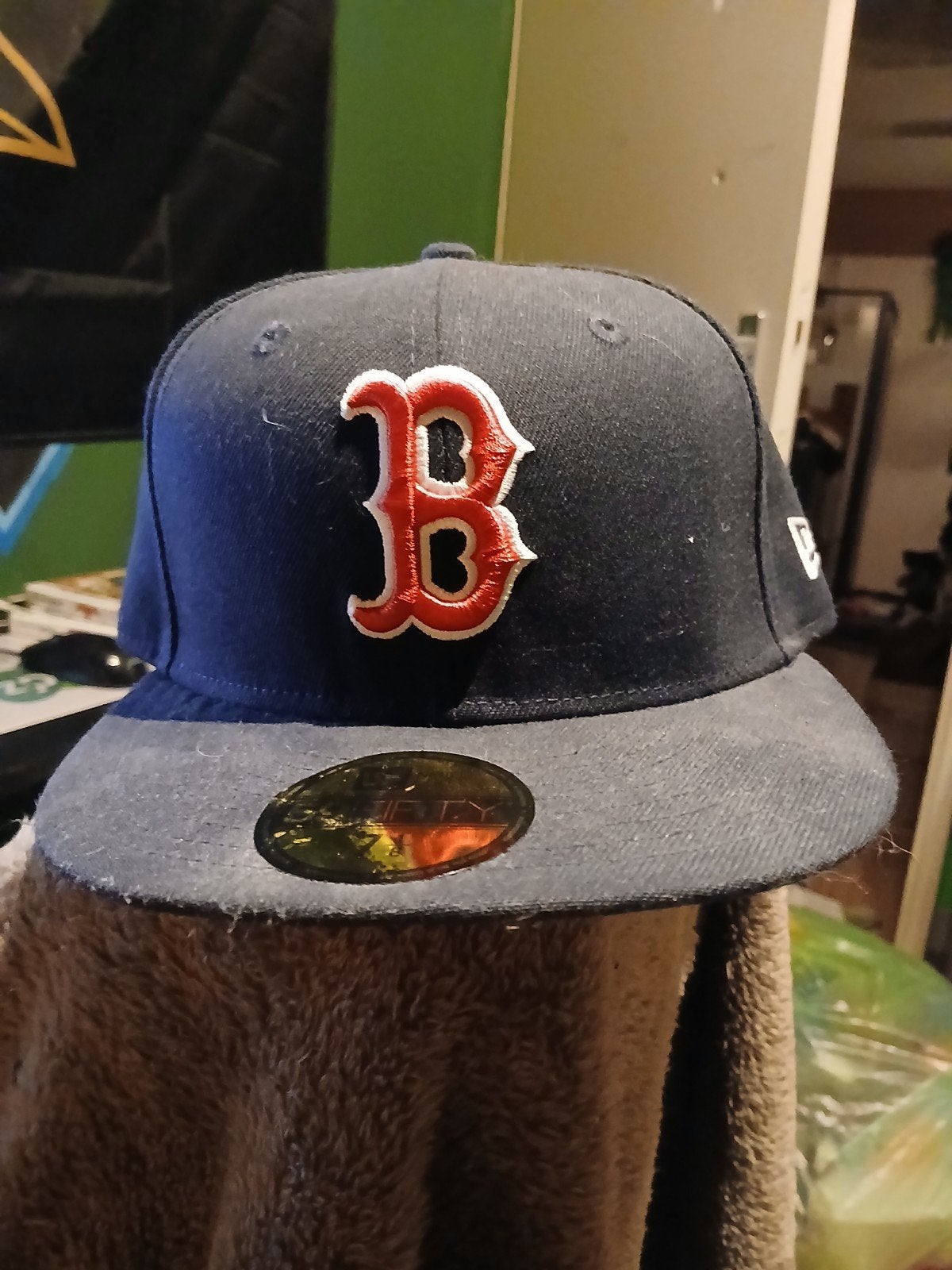 New Era Boston Red Sox 59FIFTY Pet - Maat 56.8cm, Ophalen, Zo goed als nieuw, New Era, Pet