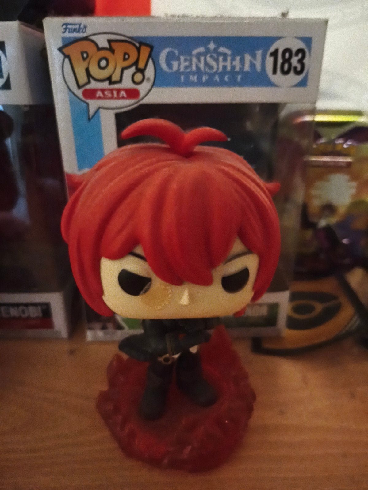 Funko Pop! Genshin Impact Diluc #183, Verzamelen, Poppetjes en Figuurtjes, Ophalen of Verzenden, Zo goed als nieuw