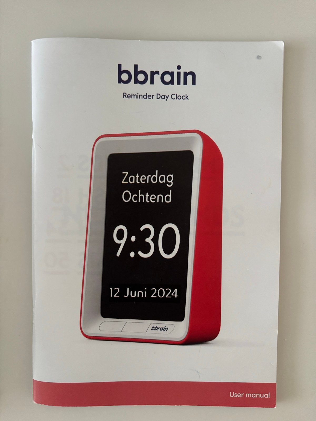 BBrain Klok: Tijd, Dag & Datum voor Dementie/Geheugensteun, Ophalen, Gebruikt