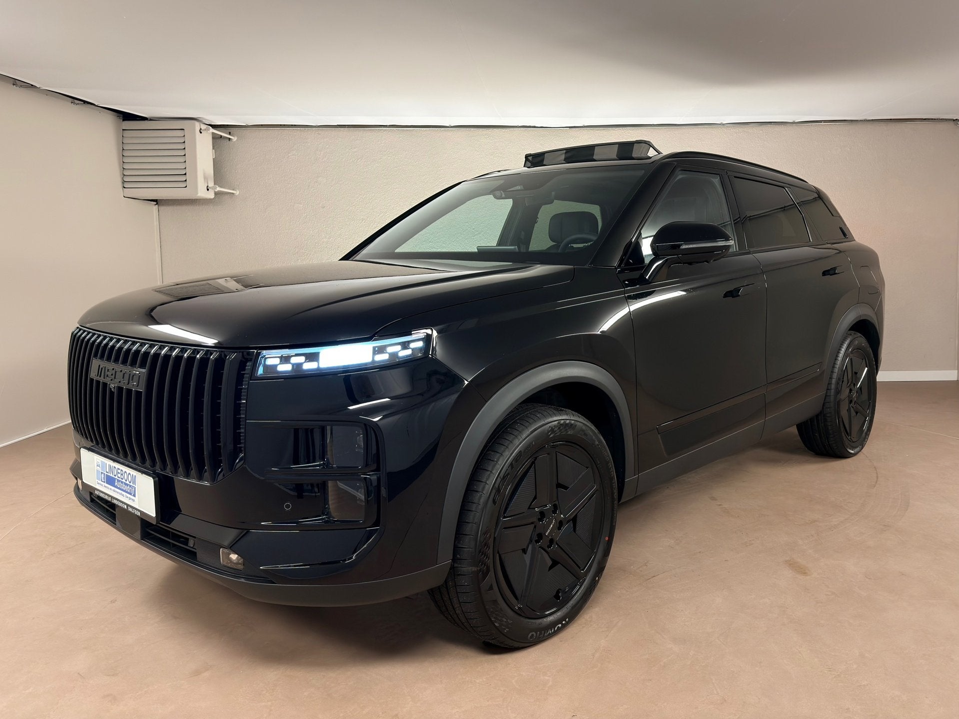 Jaecoo 7 1.5 TGDI SHS-P Exclusive Black edition, Panoramadak, Auto's, Zwart, Bedrijf, Nieuw, Hybride Elektrisch/Benzine
