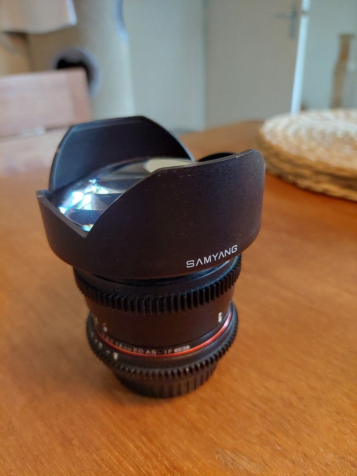 Samyang 14mm T3.1 VDSLR ED AS IF UMC II Groothoeklens, Ophalen, Samyang, Groothoeklens, Zo goed als nieuw
