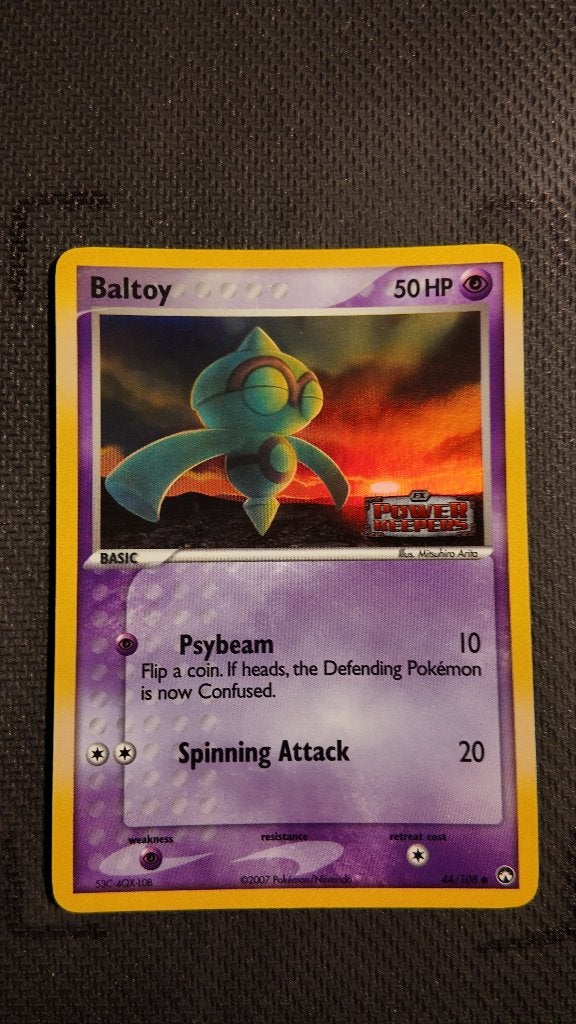 Baltoy 44 Power Keepers | Pokemon kaart, Ophalen, Zo goed als nieuw, Losse kaart, Foil