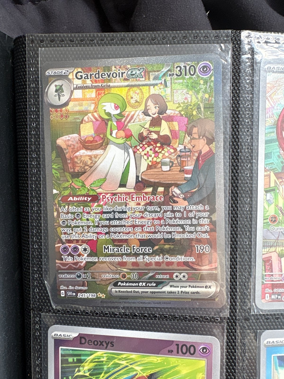 Gardevoir EX 245/198 Full Art Pokémon Kaart EX, Ophalen, Zo goed als nieuw, Losse kaart