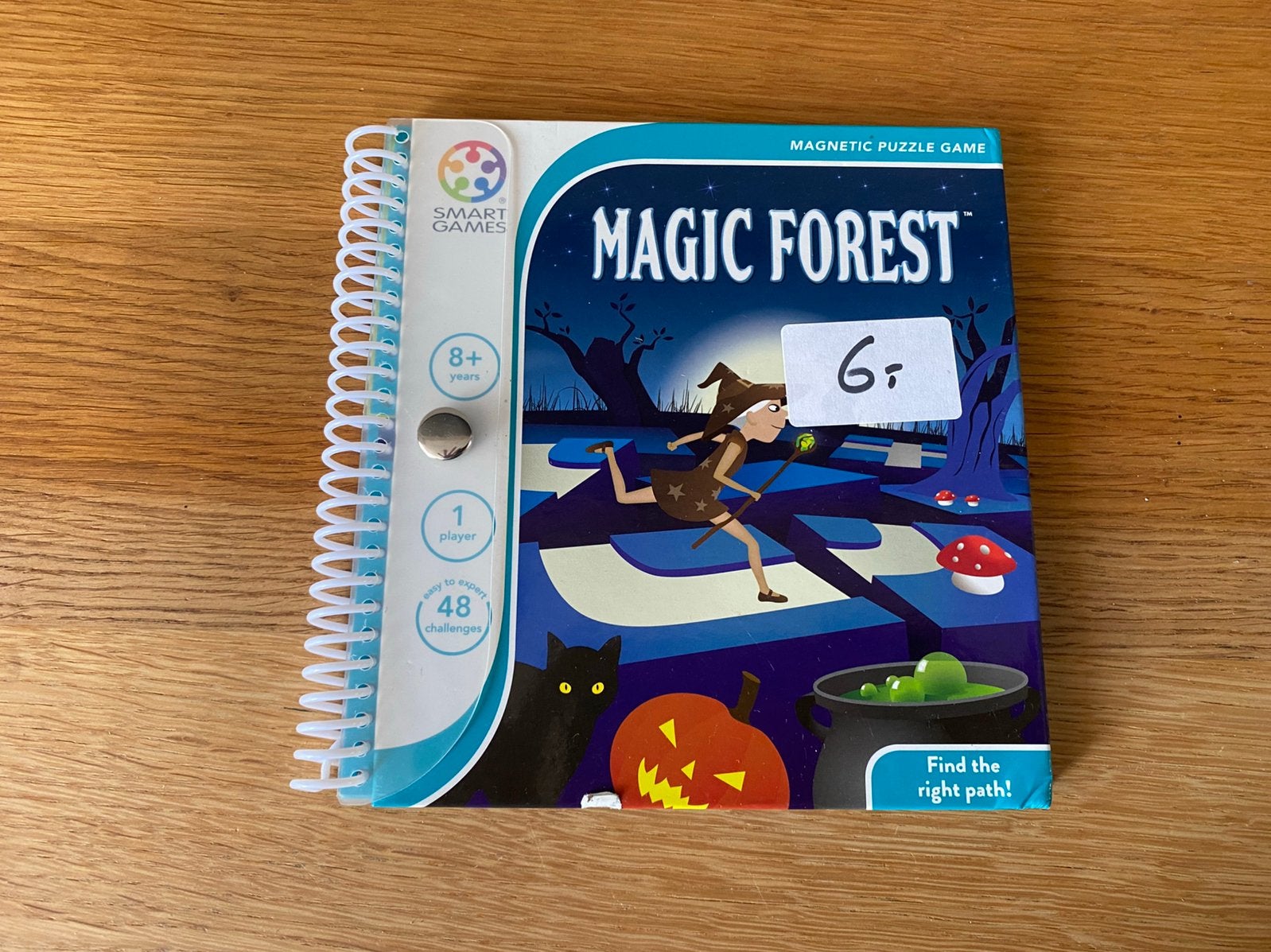 Smartgames magnetisch boek Magic Forest, zgan, Ophalen of Verzenden, Zo goed als nieuw