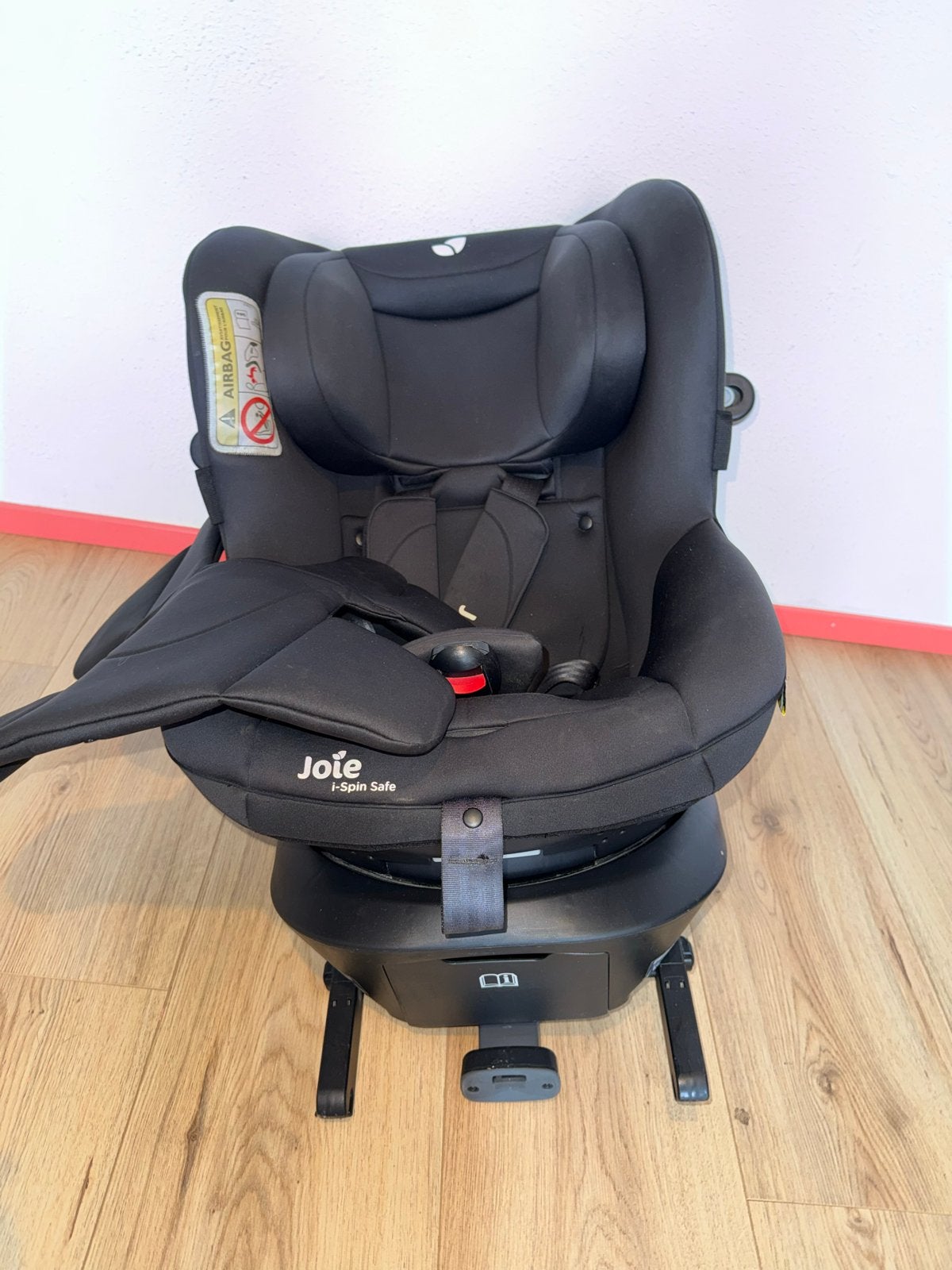 Joie i-Spin Safe Autostoel - Zwart, 0 t/m 18 kg, Verstelbare rugleuning, Zo goed als nieuw, Isofix