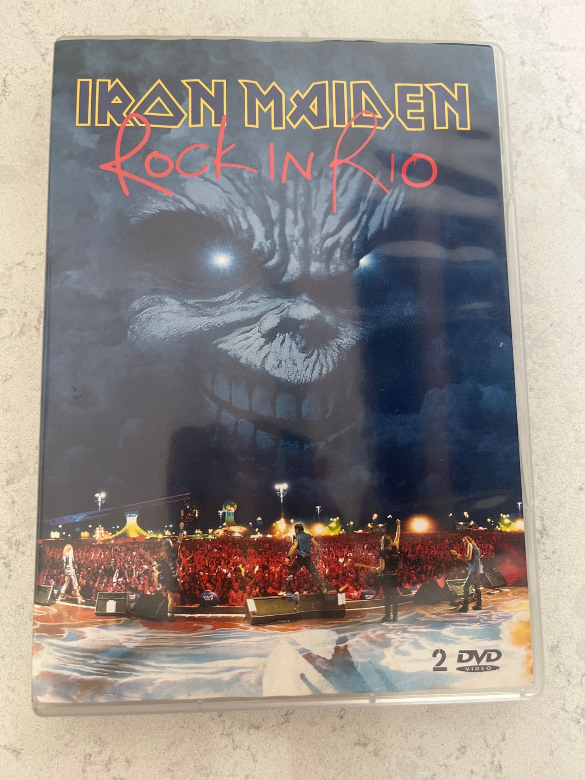 Iron Maiden - Rock in Rio (2 DVD Set), Cd's en Dvd's, Dvd's | Muziek en Concerten, Vanaf 12 jaar, Ophalen of Verzenden, Gebruikt