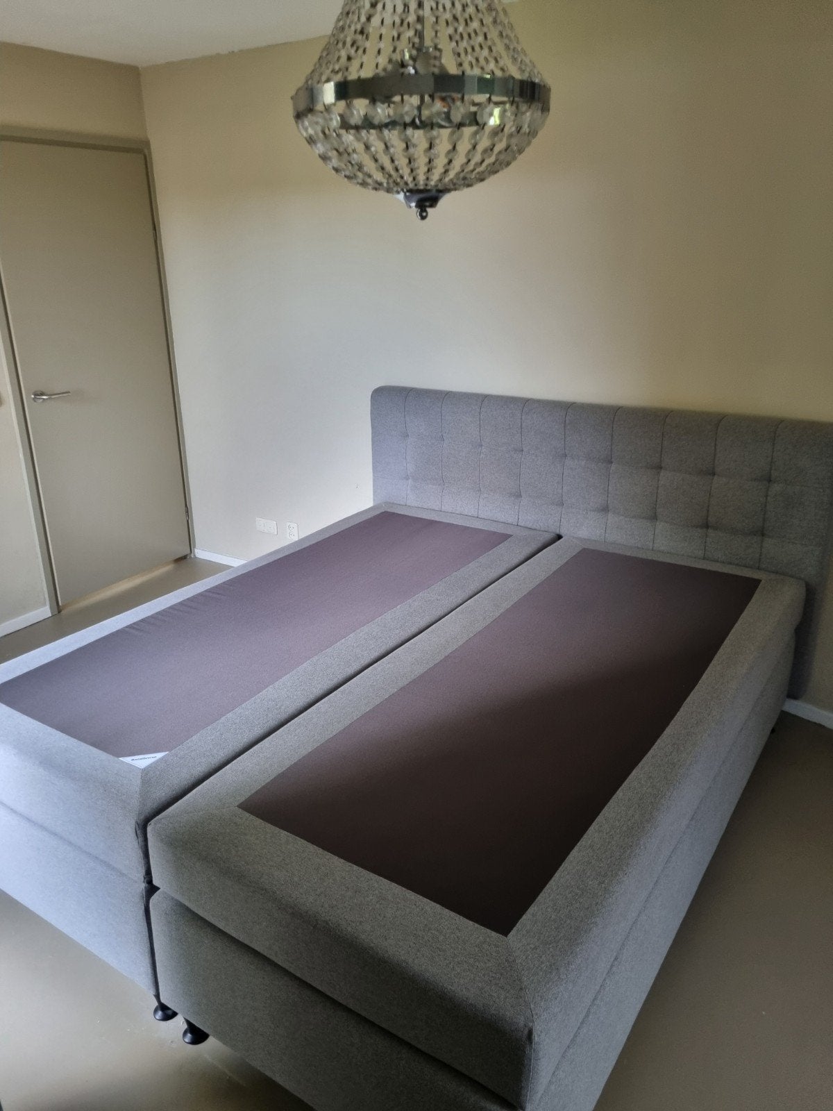 Nordland Boxspring 180 x 210 cm – nette staat, Ophalen, Gebruikt, 210 cm, Tweepersoons