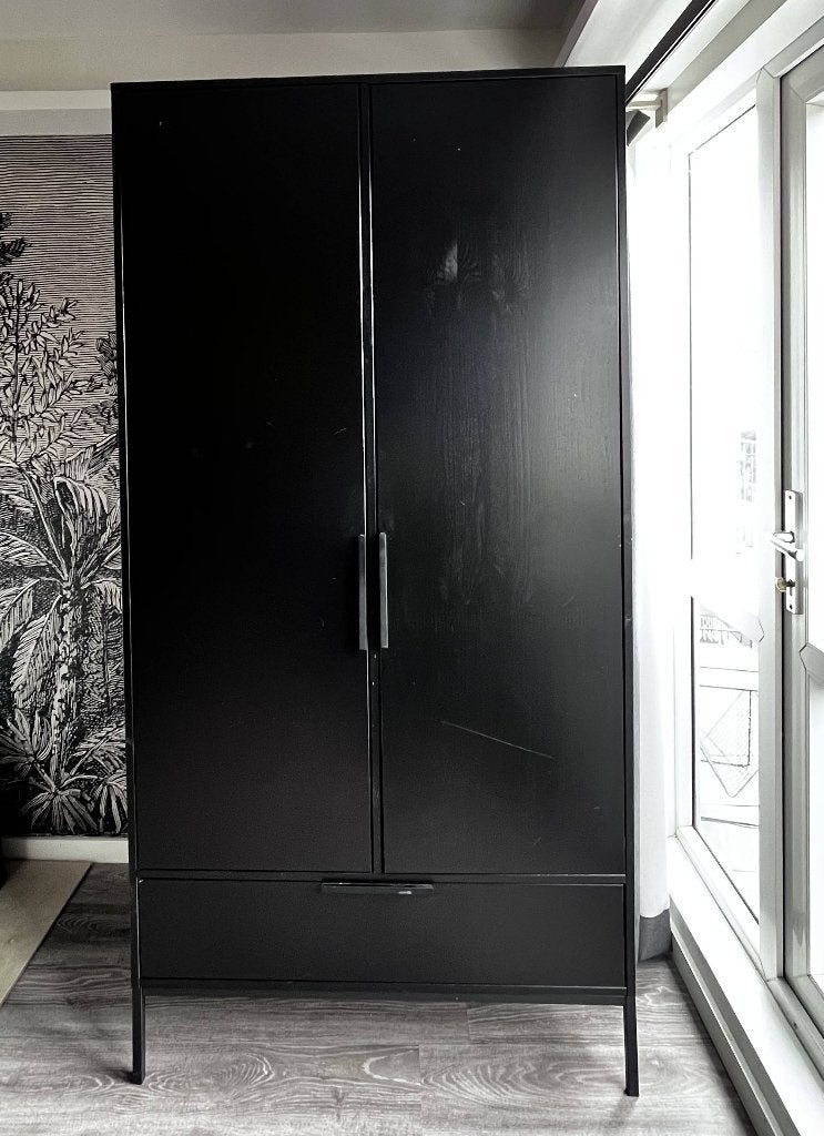 Twee stijlvolle Woood Adam kasten (ook los te koop), Grenenhout, Gebruikt, 200 cm of meer, 50 tot 100 cm
