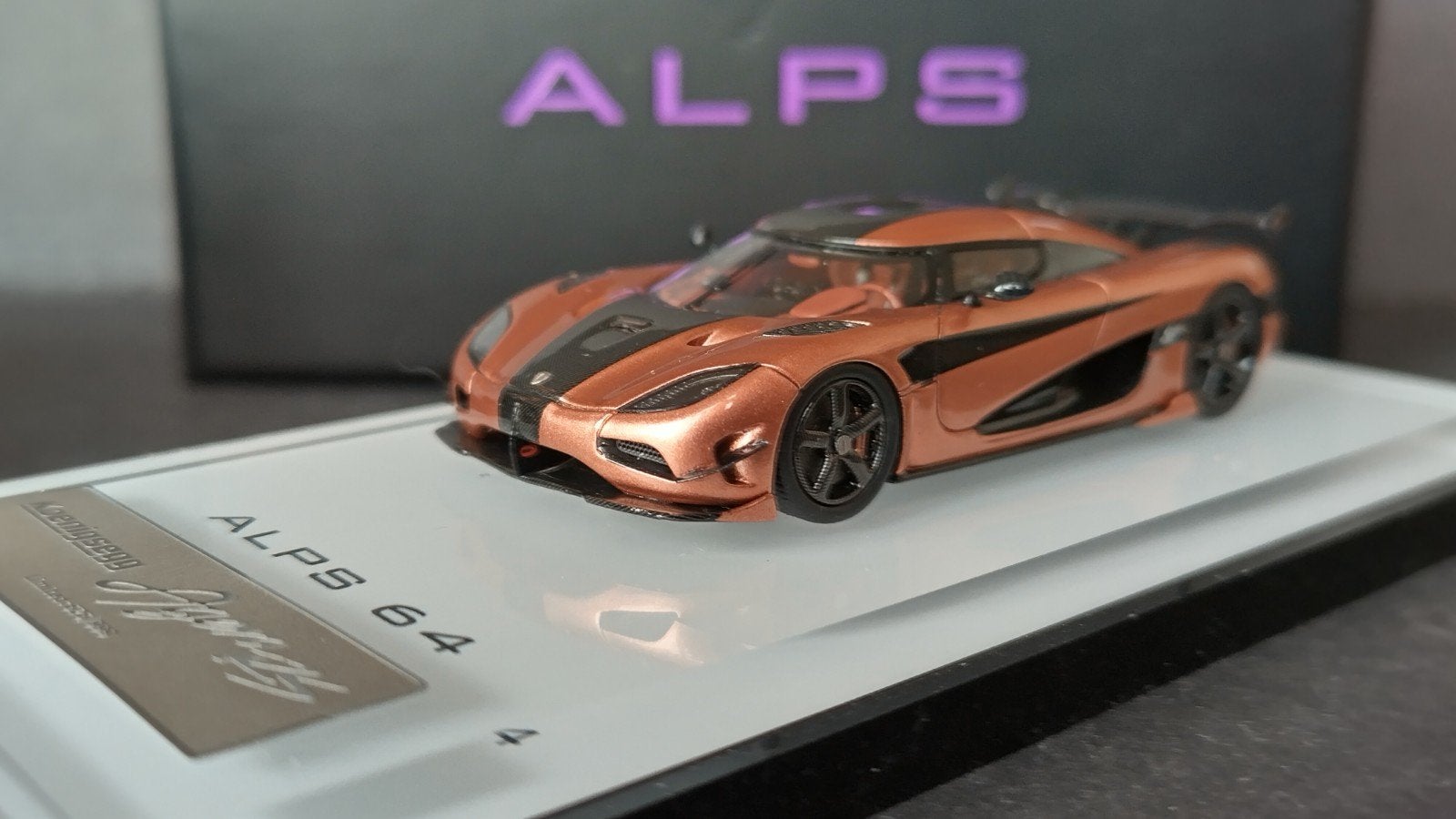 Koenigsegg Agera RS 1:64 Alps Model HQ 626/999 Pol, Auto, Verzenden, ., Nieuw