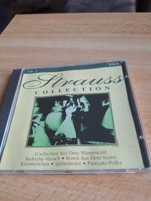 Cd Strauss collection deel 1 h, Overige componisten, Overige typen, Ophalen of Verzenden, Zo goed als nieuw