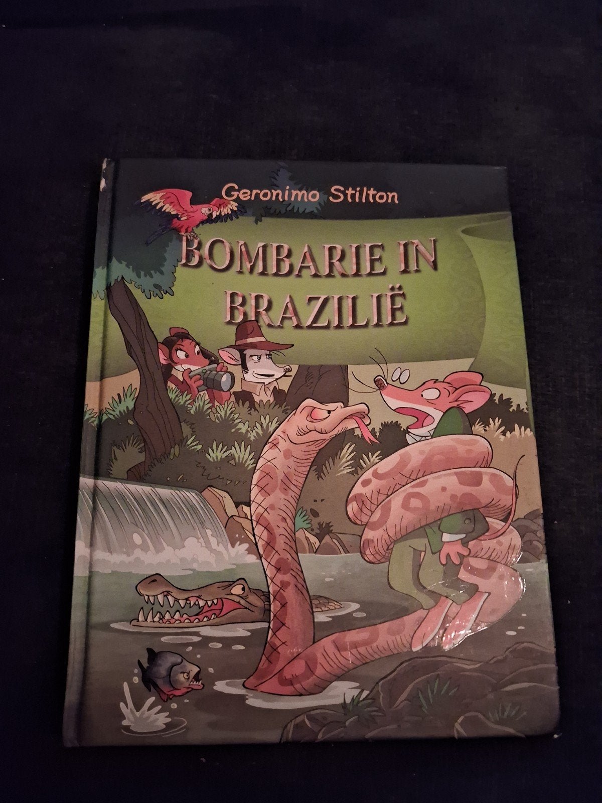 Geronimo Stilton: Bombarie in Brazilië, Ophalen of Verzenden, Gelezen, Geronimo Stilton, Fictie algemeen