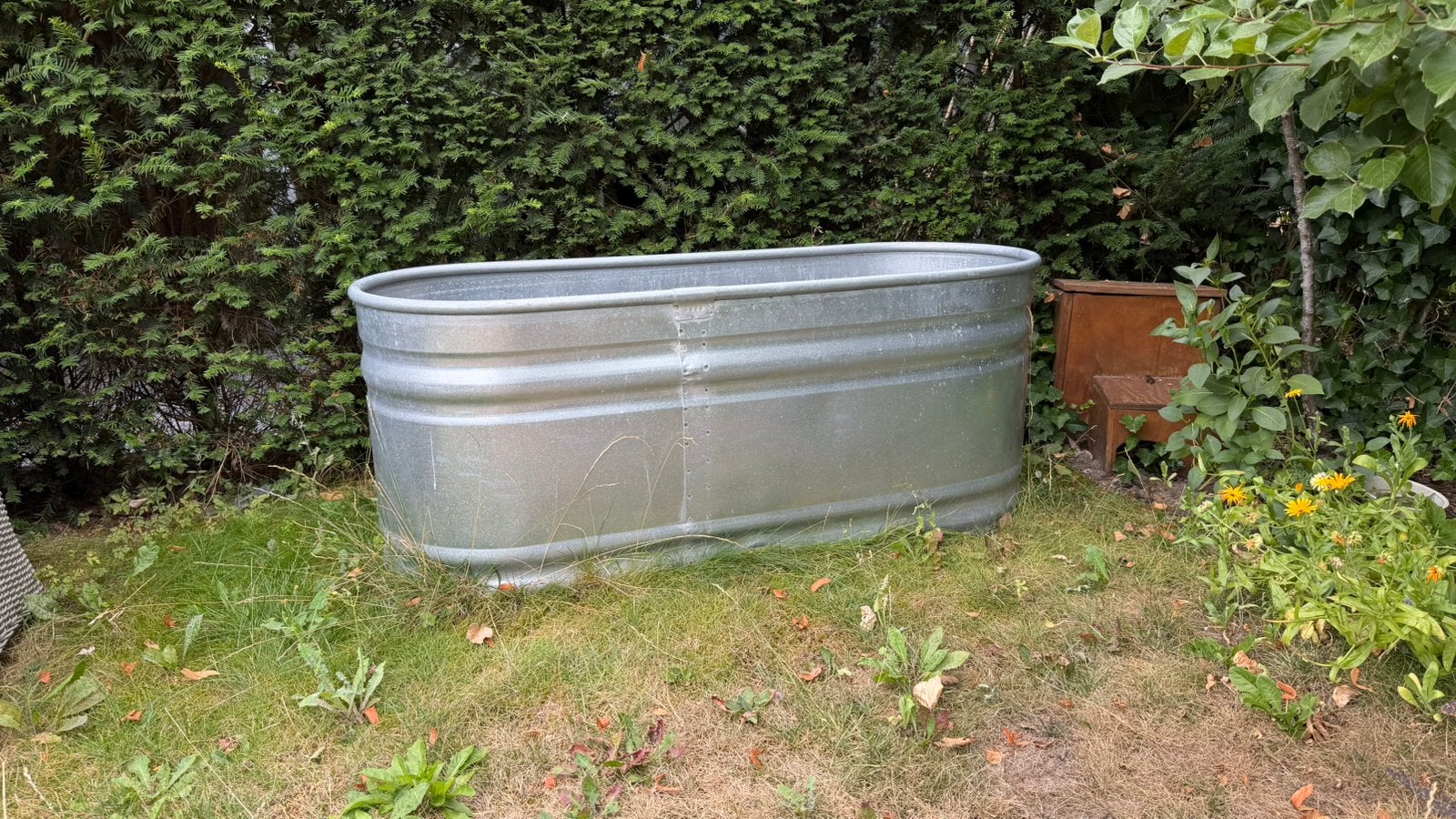Ijsbad / Stocktank black label 152cm inclusief deksel, Ophalen, Zo goed als nieuw, Vast