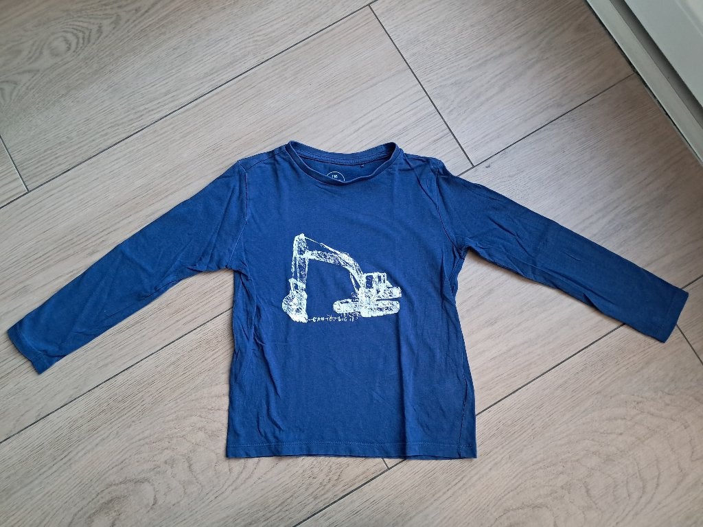 K71 Blauw shirt Besties maat 116, Besties, Ophalen of Verzenden, Zo goed als nieuw, Shirt of Longsleeve