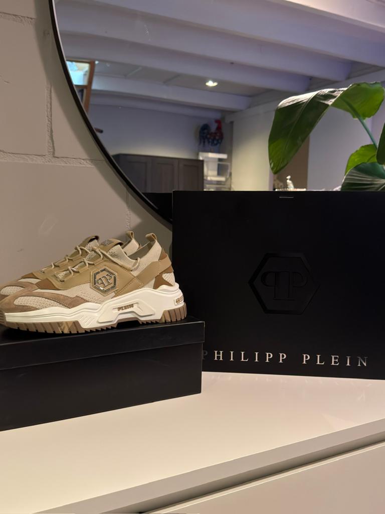 Gloednieuwe Beige Philipp Plein Sneakers maat 44, Ophalen of Verzenden, Zo goed als nieuw, Overige kleuren