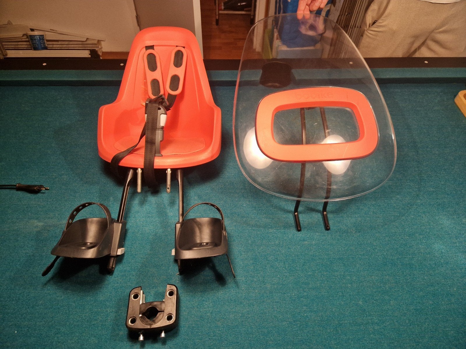 Bobike mini one fietsstoeltje incl. windscherm, Ophalen, 9 t/m 18 kg