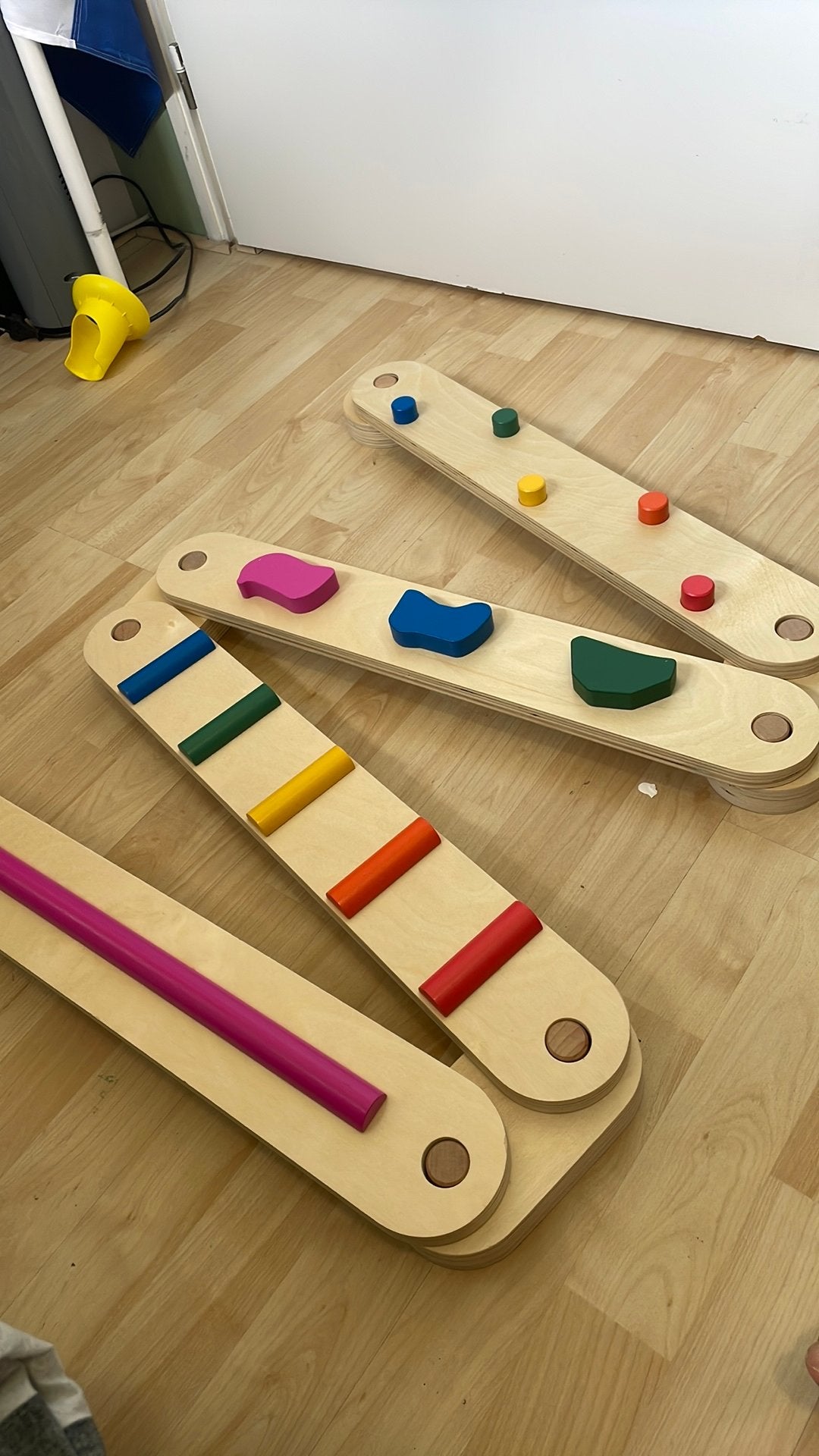 Sensorisch looppad / evenwichtsbalk, Kinderen en Baby's, Speelgoed | Houten speelgoed, Ophalen, Zo goed als nieuw