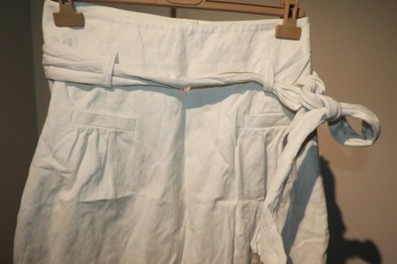 Pauw Amsterdam rok kreukel look valt iets bol strik band 38, Kleding | Dames, Maat 38/40 (M), Verzenden, Wit, Pauw